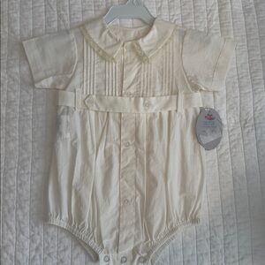 Cream Baby Bubble with Collar